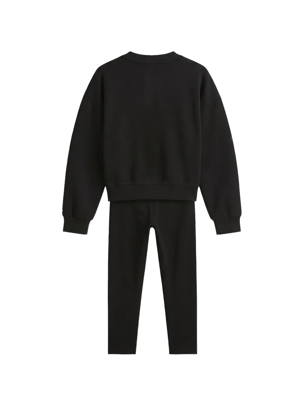 Tommy Hilfiger Junior Trainingspak met logoprint Zwart