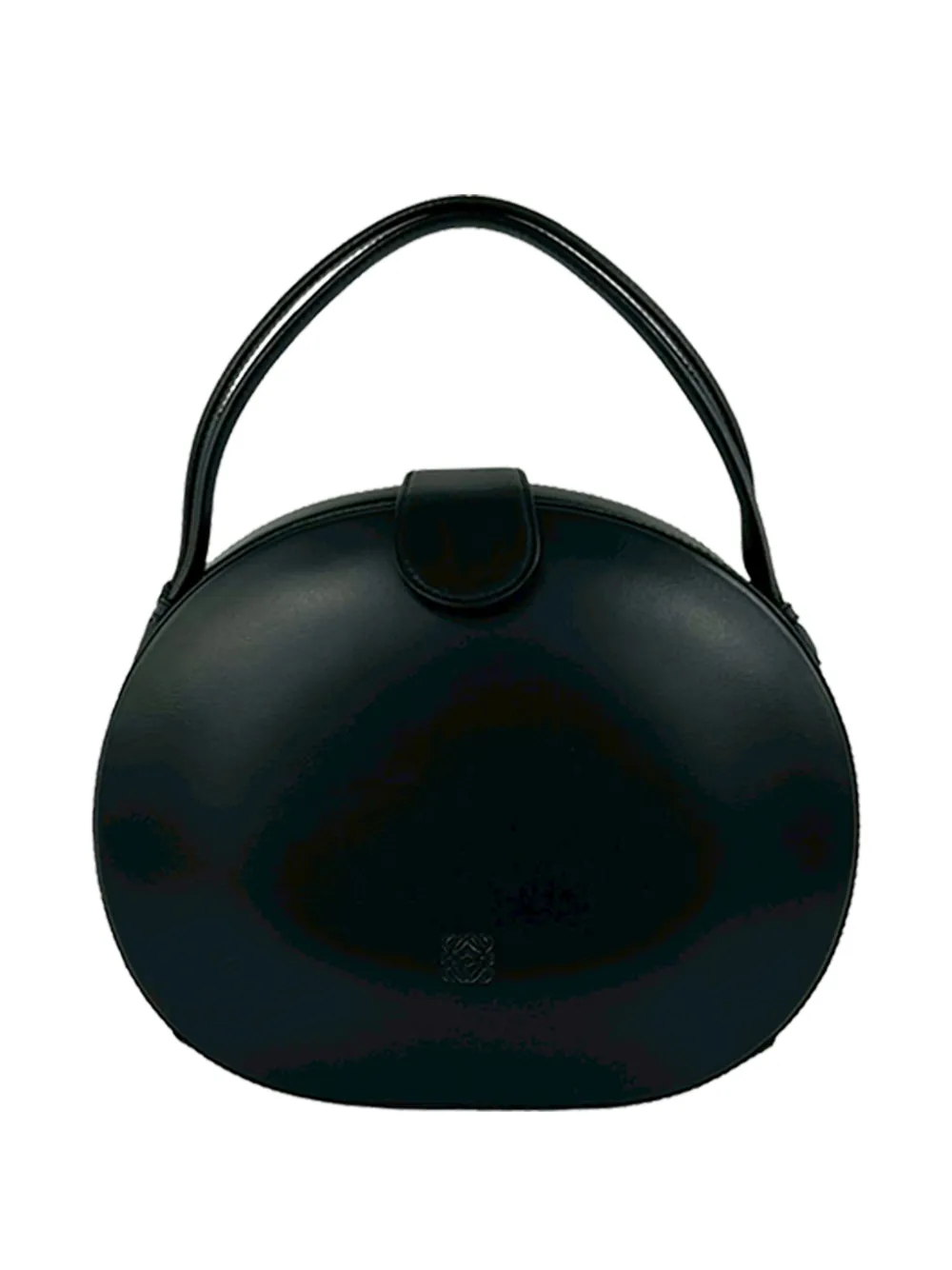 Loewe Pre-Owned 20th Century Leather Anagram Round handbag - Schwarz