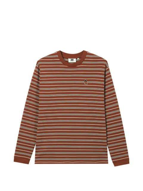 CHOCOOLATE striped long-sleeve T-shirt