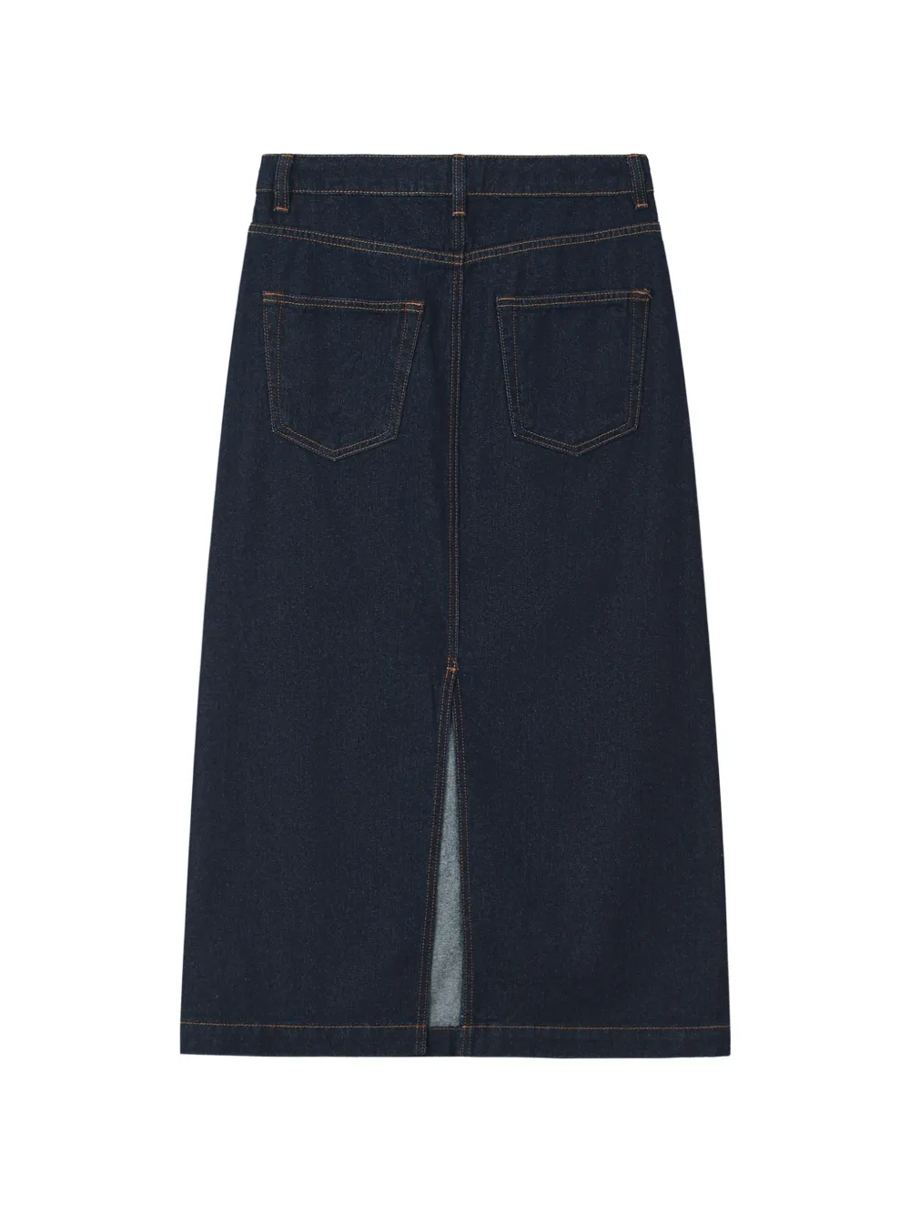 CHOCOOLATE Denim midi-rok Blauw