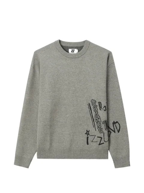 izzue graphic-print sweater