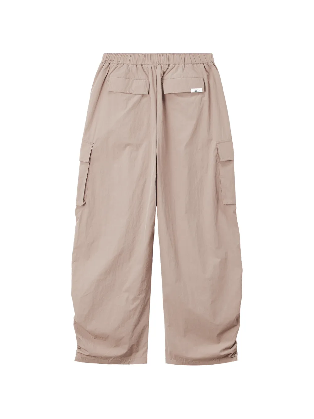 izzue Cargo broek met ruches Beige