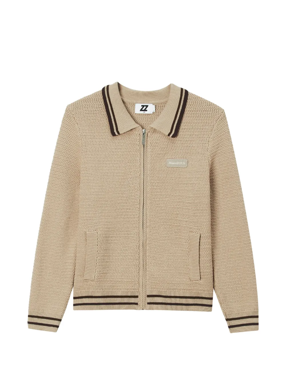 izzue Cardigan con zip - Toni neutri