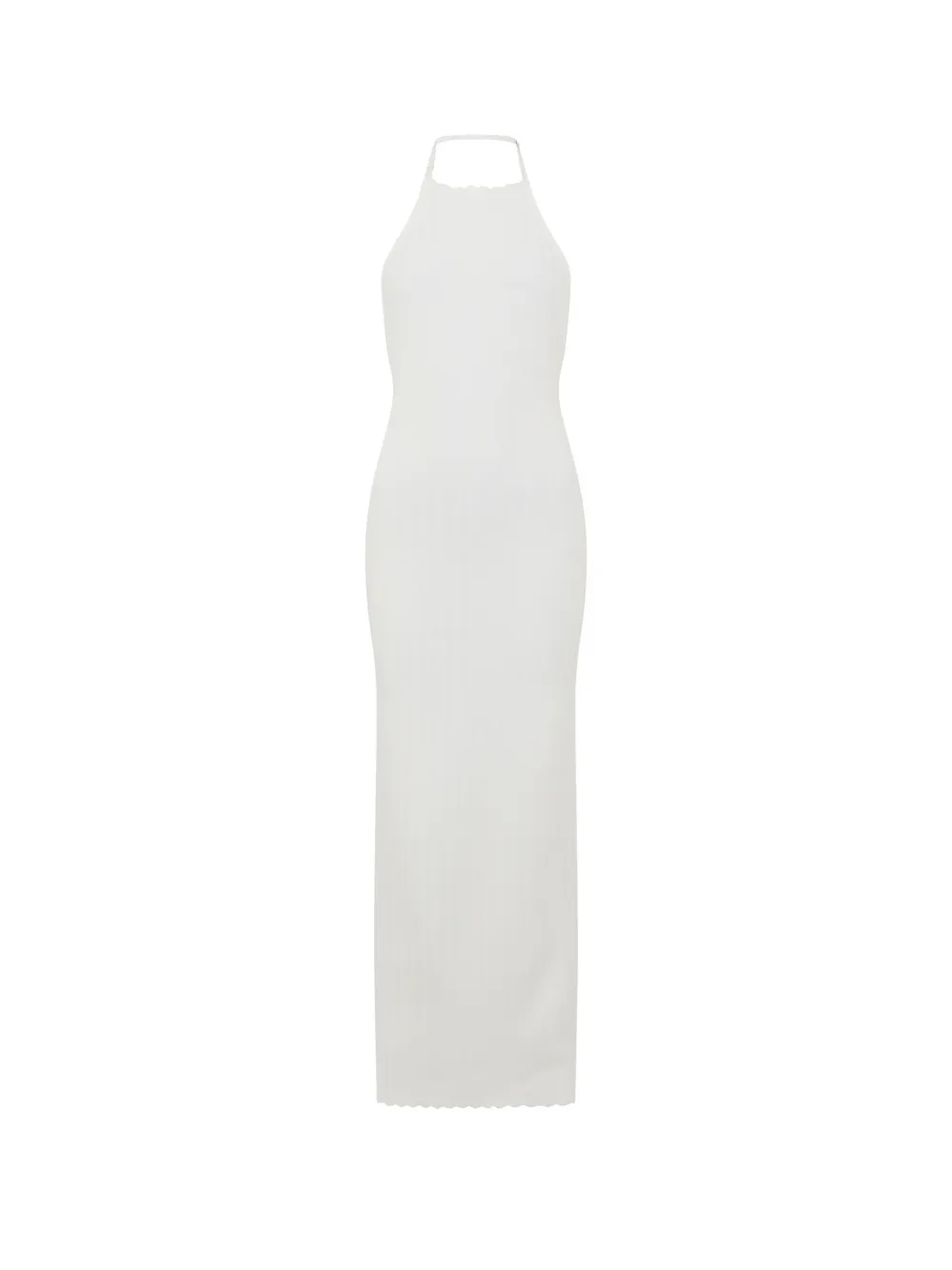 Jacquemus Tablier midi dress - Bianco