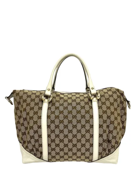 Gucci Pre-Owned 2000-2015 GG Canvas Horsebit Nail boston bag
