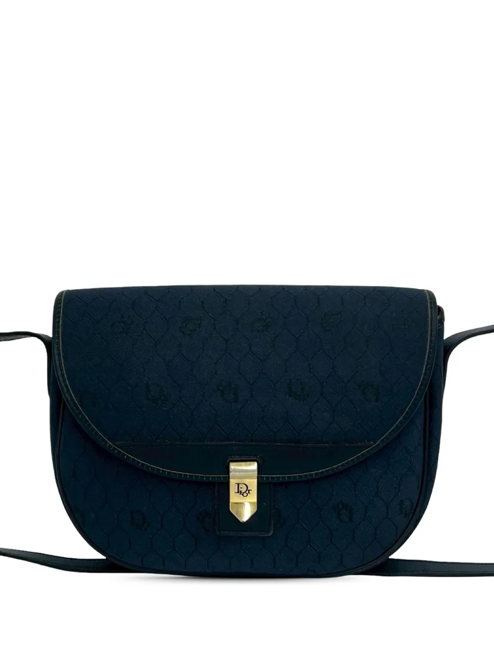 Christian Dior Pre-Owned 20th Century Honeycomb Canvas crossbody bag - Blu