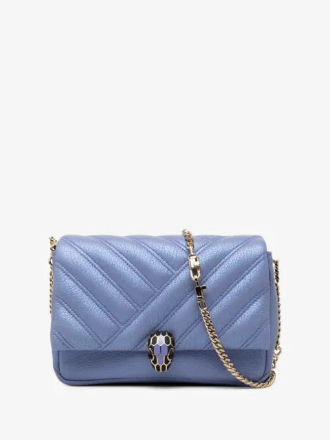 Bvlgari Pre-Owned 2020-2026 Leather Serpenti Cabochon Chain crossbody bag