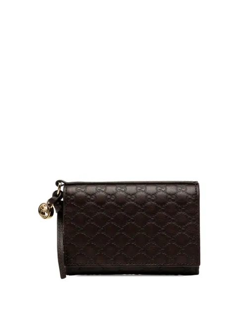 Gucci Pre-Owned tarjetero Guccissima Flap Case 2000-2015