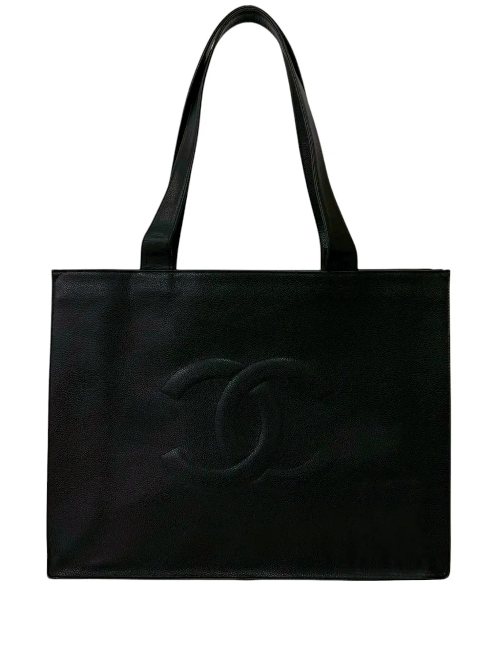 CHANEL Pre-Owned 1996-1997 CC Caviar tote bag - Schwarz