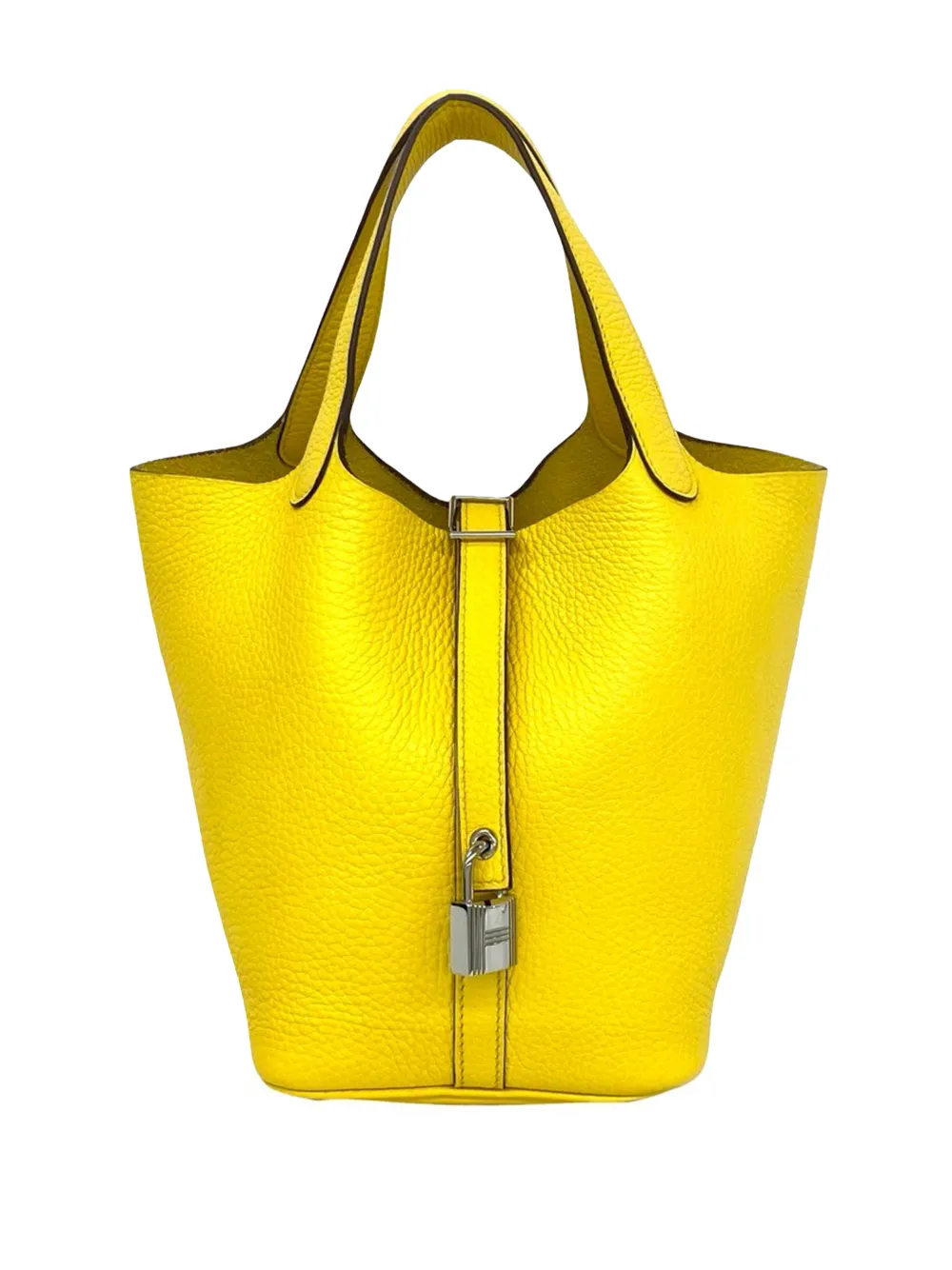 Hermès Pre-Owned 2000 Clemence Picotin Lock 18 handbag - Giallo