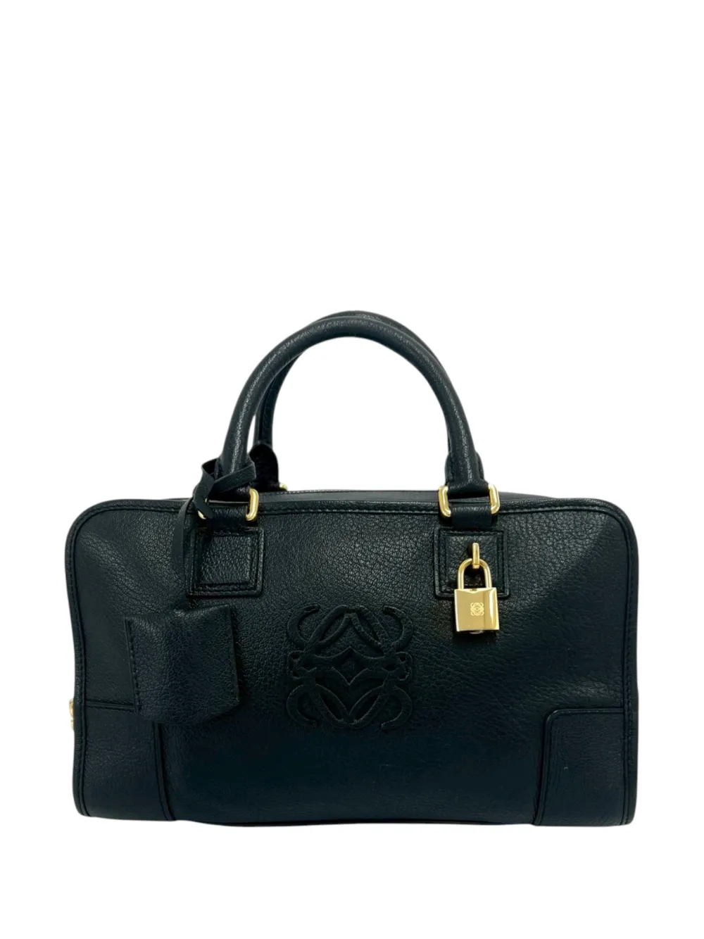 Loewe Pre-Owned 2010-2026 Leather Amazona 28 handbag - Schwarz