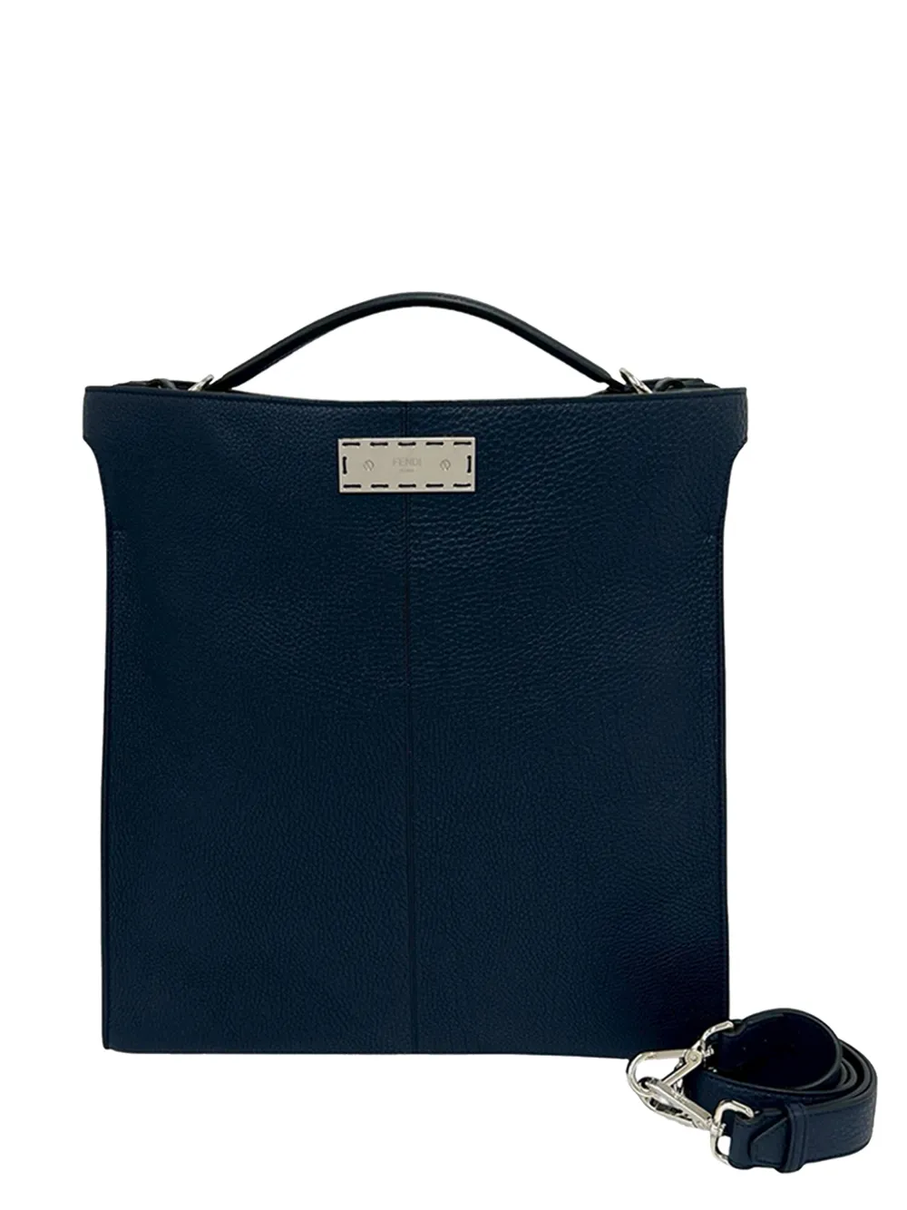 Fendi Pre-Owned 2010-2026 Leather Peekaboo X Light Fit satchel - Blu