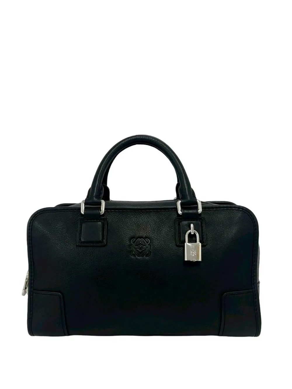 Loewe Pre-Owned 2010-2026 Leather Amazona 28 handbag - Schwarz