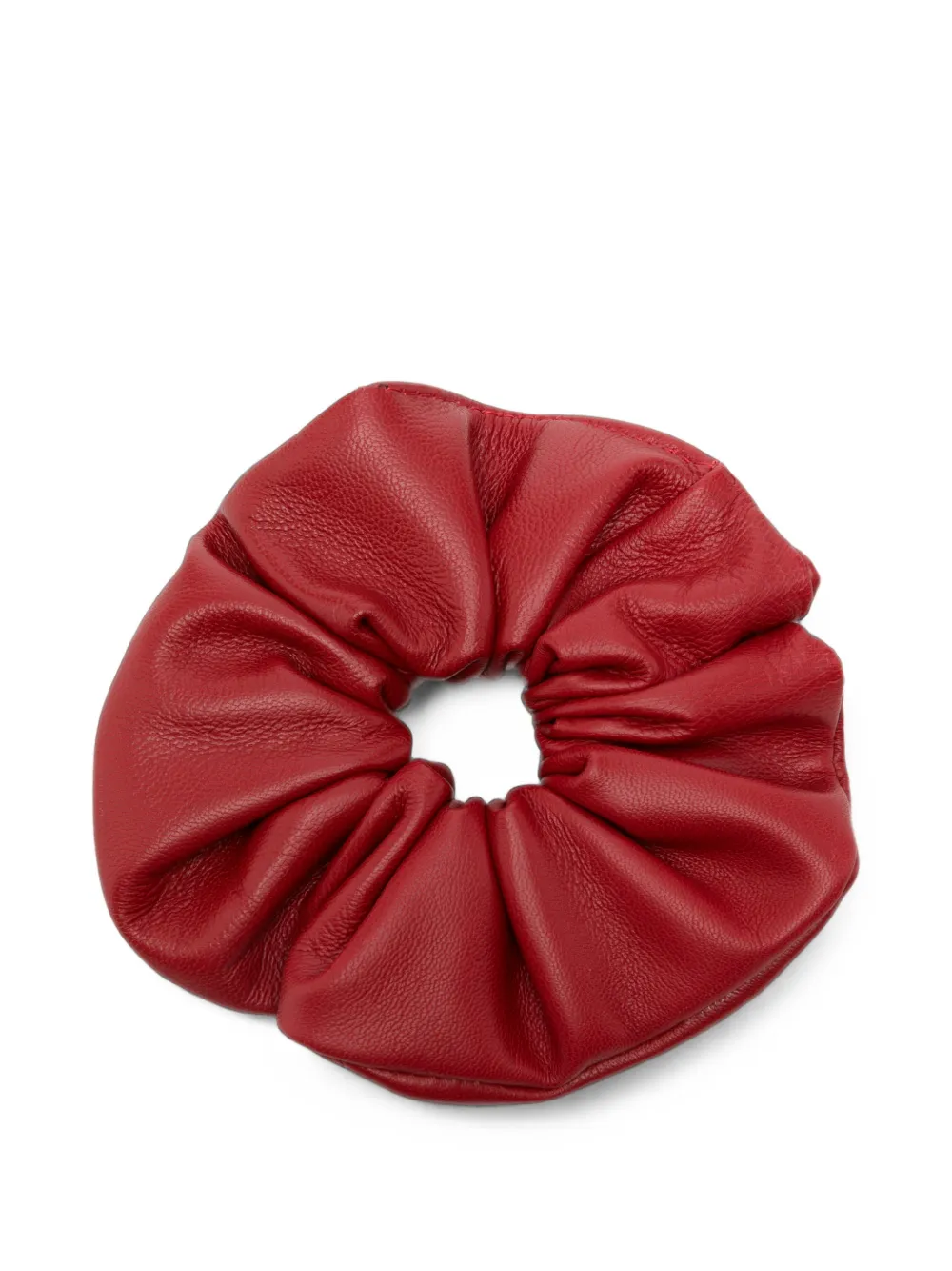 Manokhi leather scrunchie - Rot
