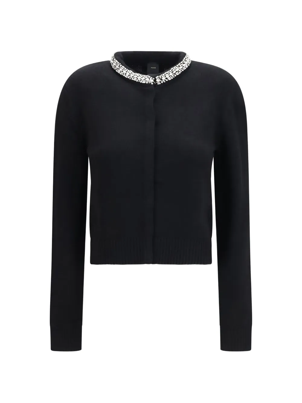 PINKO crystal-embellished cardigan - Nero