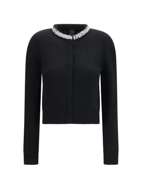 PINKO crystal-embellished cardigan