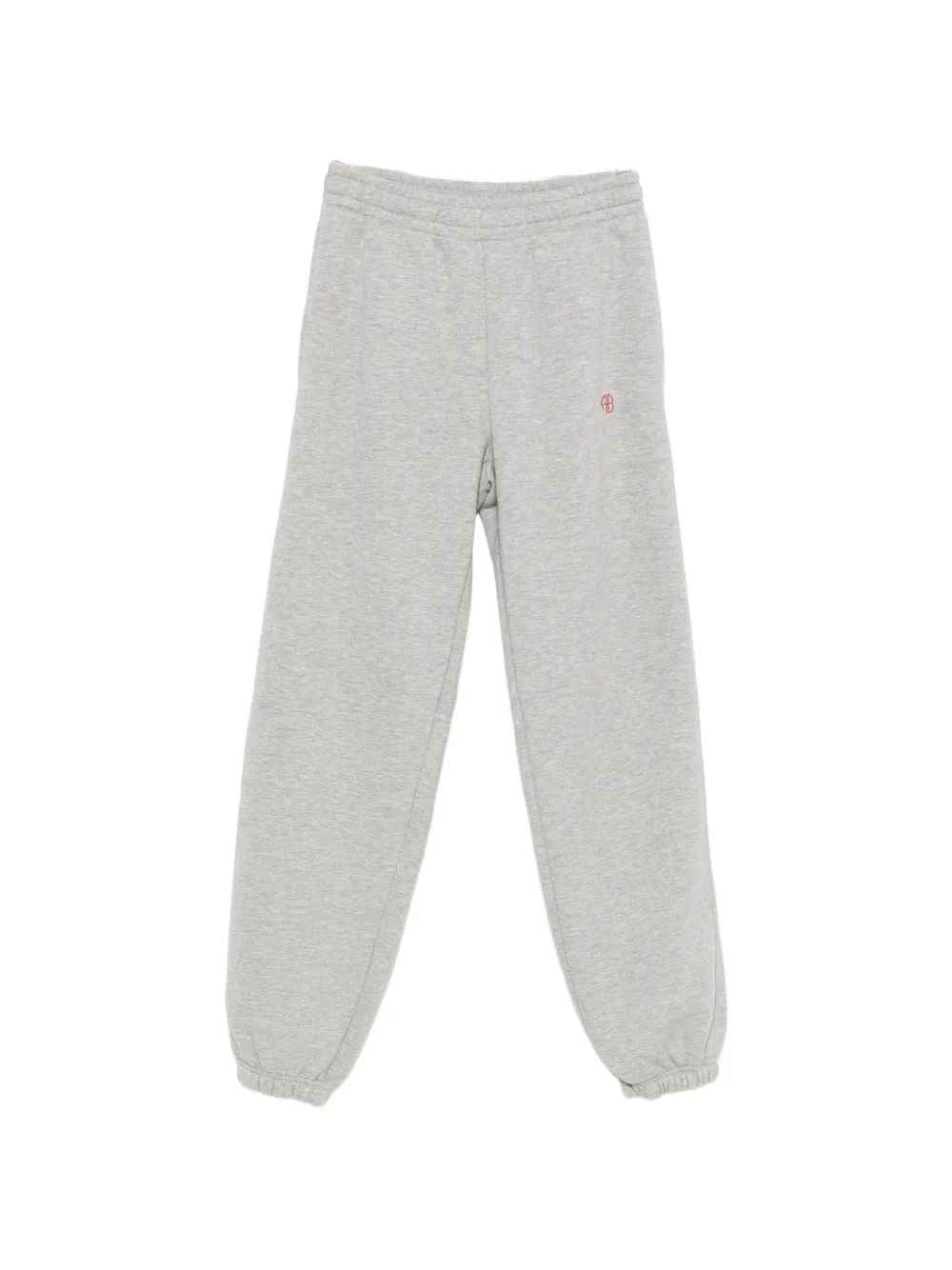 ANINE BING Karter logo-embroidered elasticated track pants - Grigio