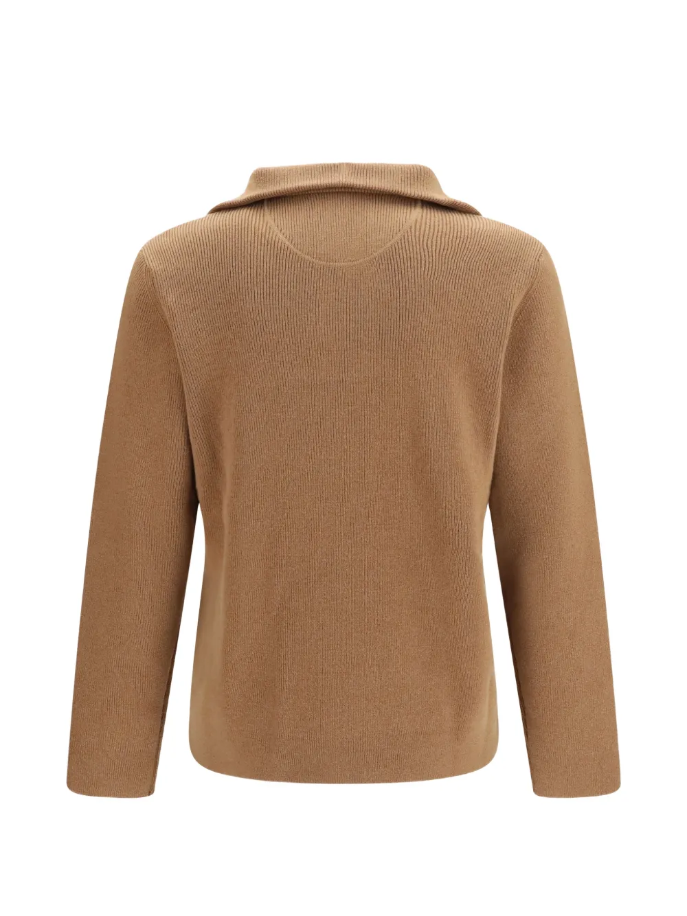 Valentino Garavani VLogo Signature trui met halve rits Bruin