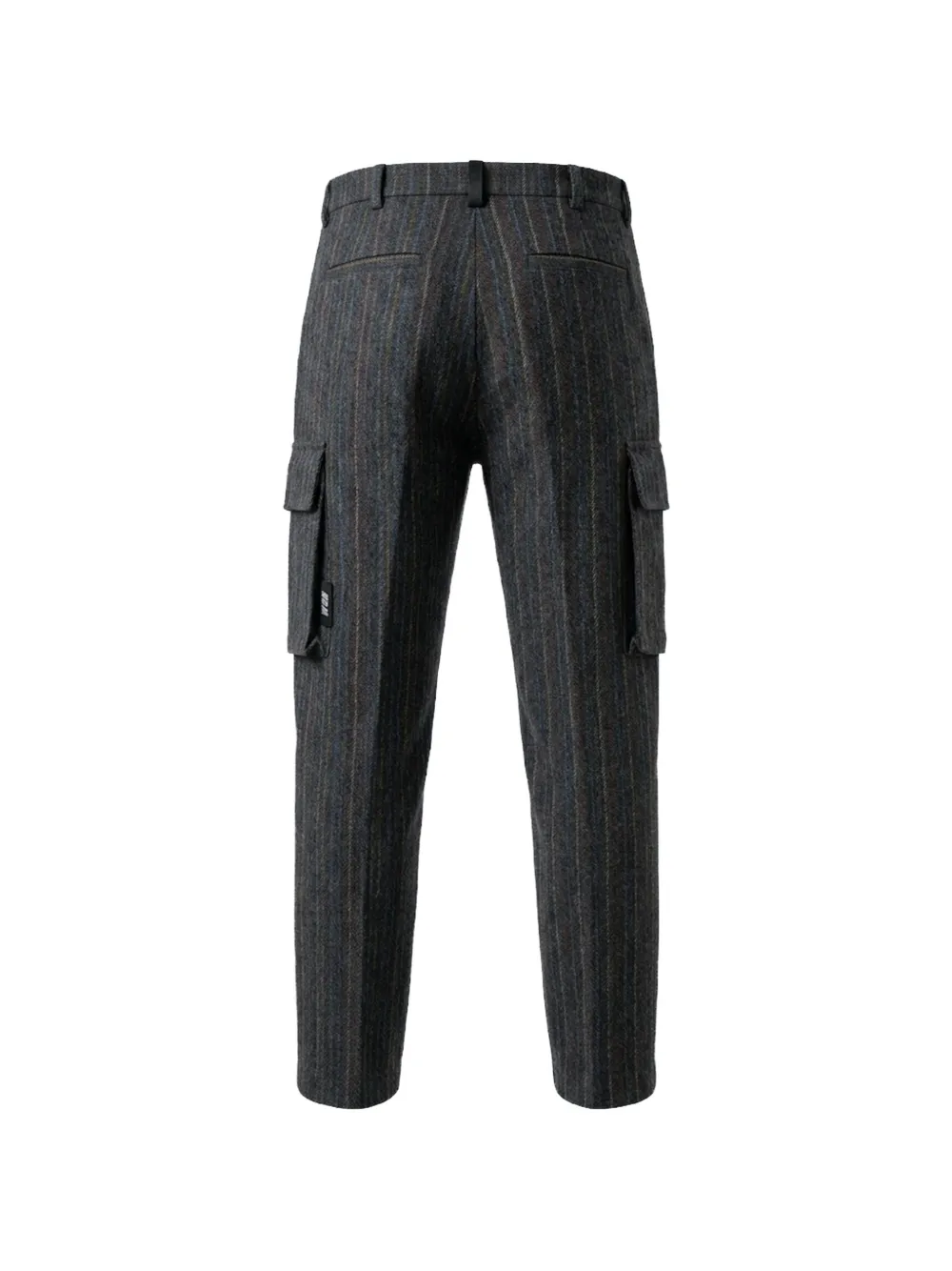 MSGM Kids Cargo broek met krijtstreep Grijs