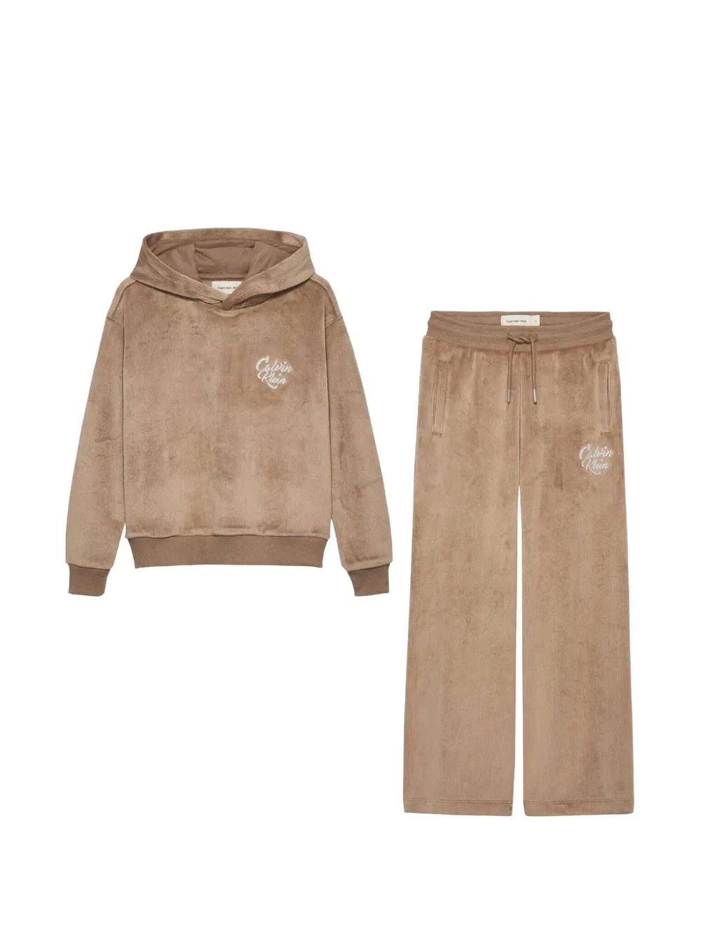 Calvin Klein Kids Tuta sportiva a coste - Toni neutri