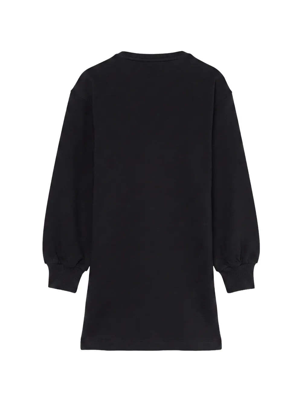 Moschino Kids Jurk met logoprint Zwart
