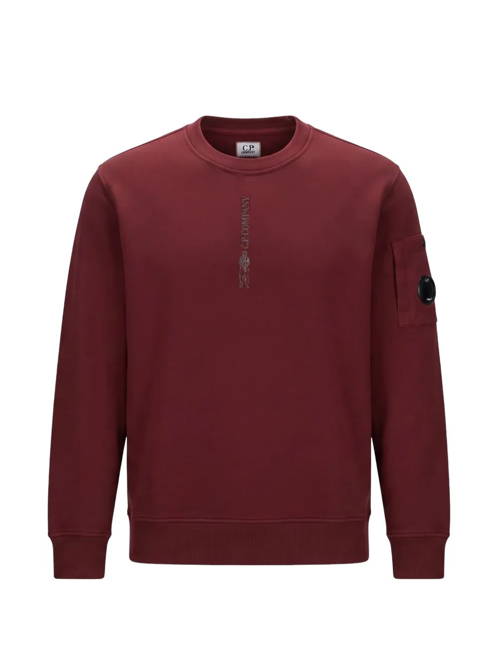 C.P. Company Kids Felpa con dettaglio Lente - Rosso