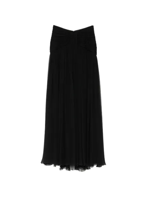 Zuhair Murad draped slit skirt