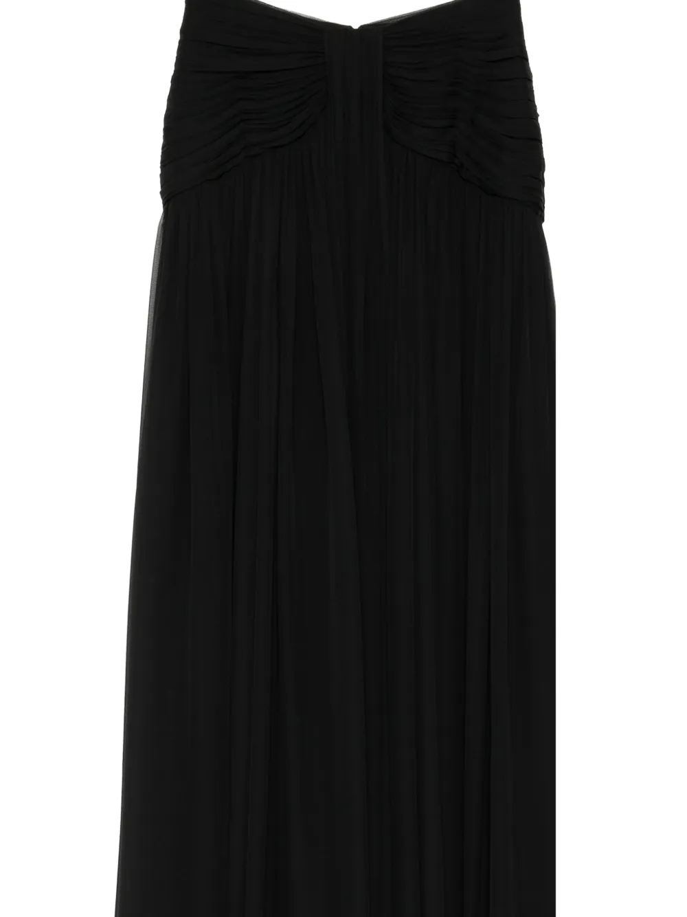 Zuhair Murad Gedrapeerde rok met split Zwart