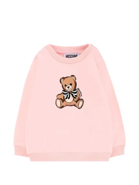 Moschino Kids Sweatshirt mit Teddy