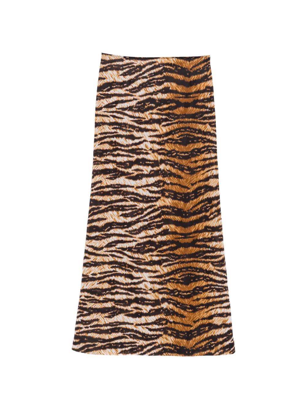 Dolce & Gabbana Pre-Owned 2000s Maxirock mit Tiger-Print - Braun