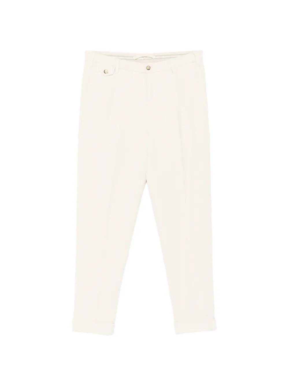 L.B.M. 1911 pleated corduroy trousers - Nude