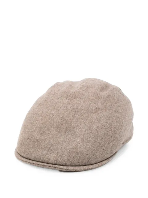Gran Sasso marl-effect flat cap