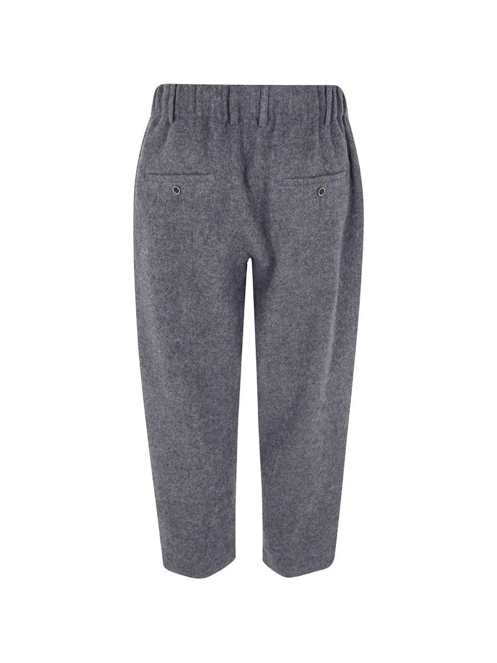 Uma Wang Broek met wijde pijpen en trekkoord Grijs