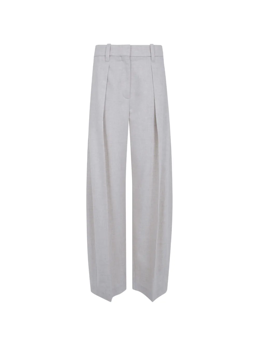 Brunello Cucinelli pleated wide-leg trousers - Grau