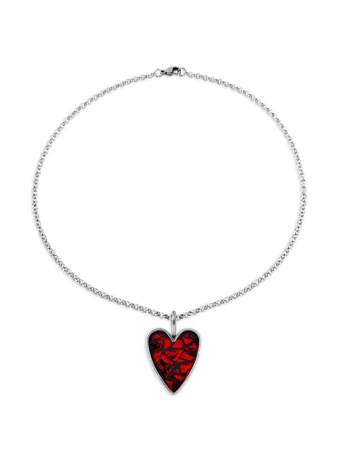 POISONED HEARTS collier à motif cœur