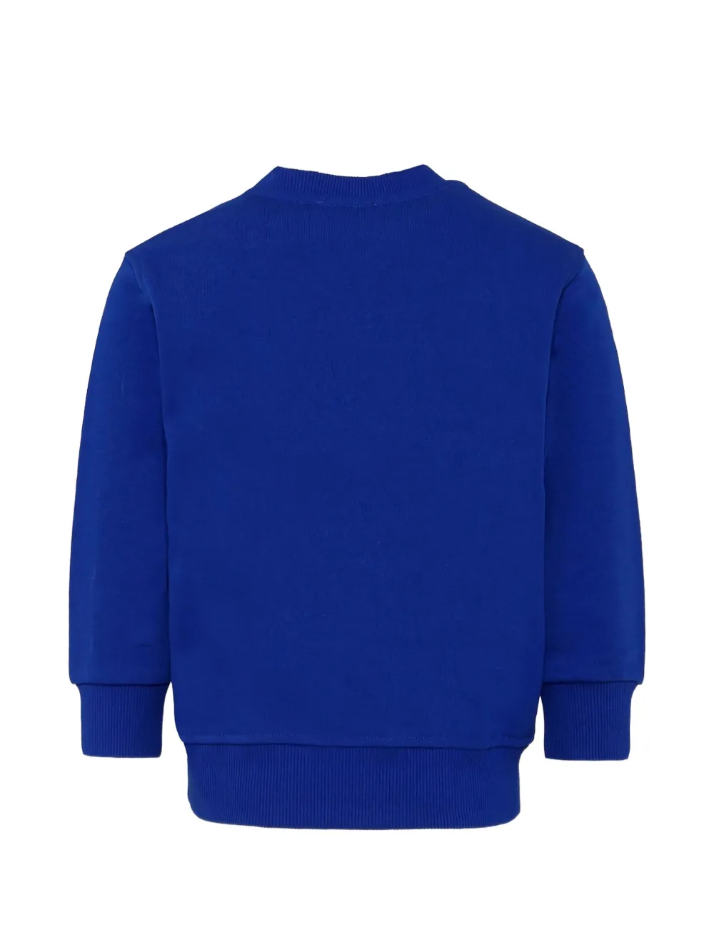Diesel Kids Trui met logoprint en ronde hals Blauw