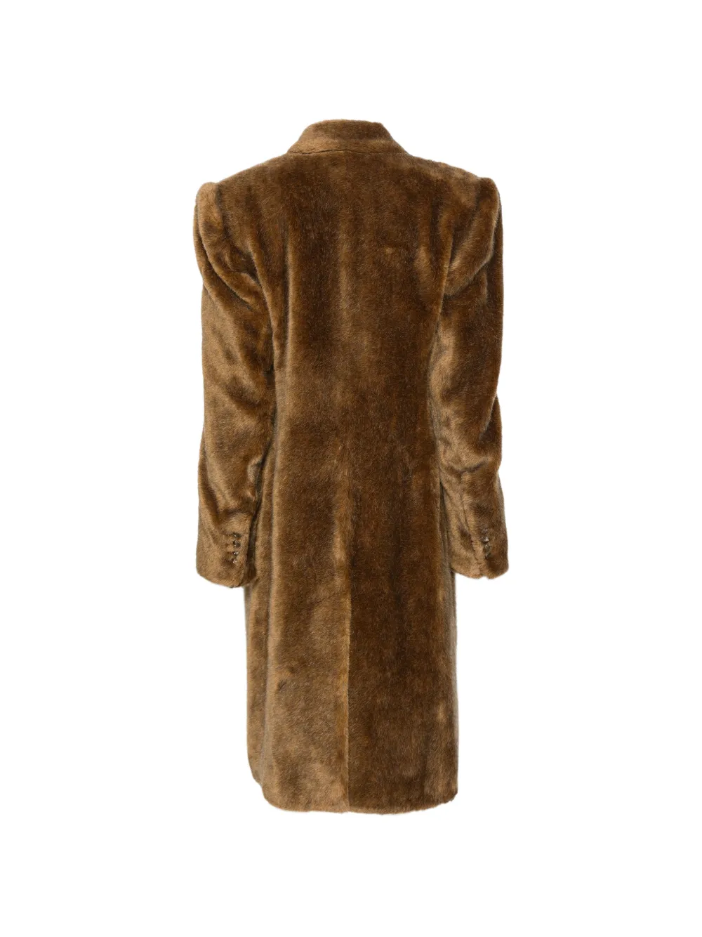 Mugler Jas van imitatiebont Bruin