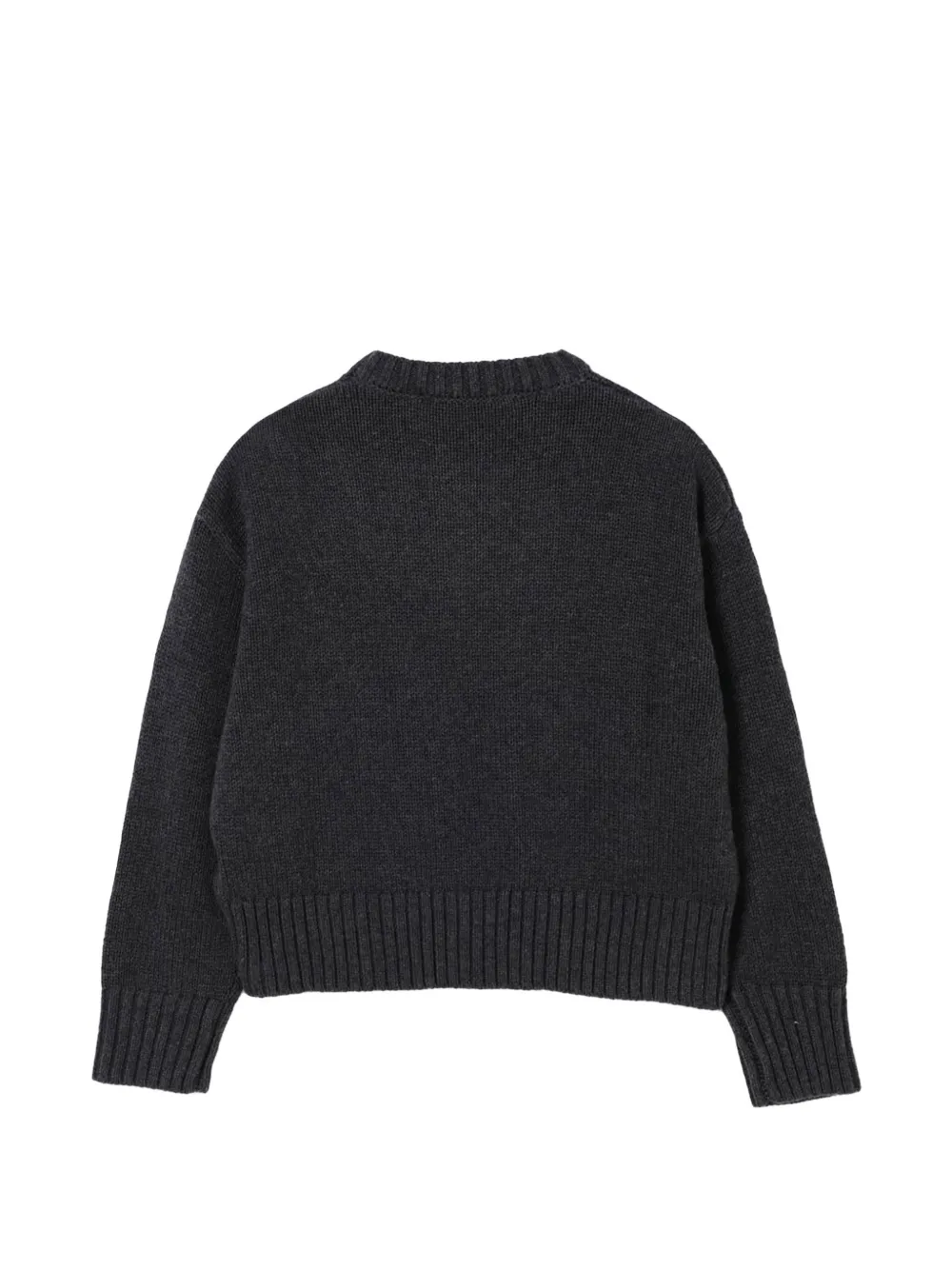 MSGM Kids Trui verfraaid met ringlets en logoprint Grijs