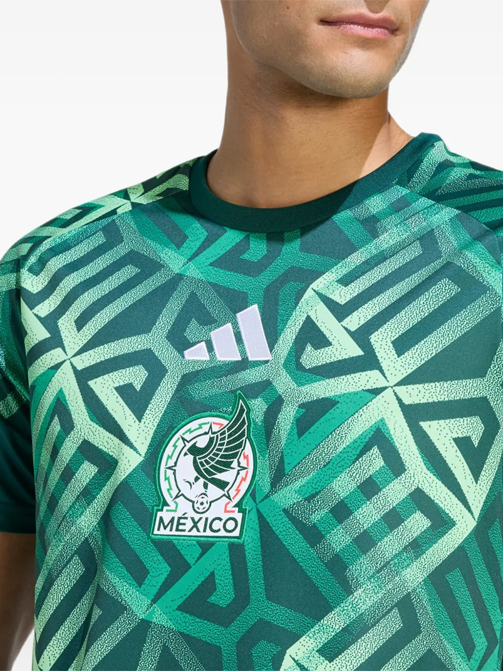 adidas Mexico 26 Home Pre Match jersey Groen