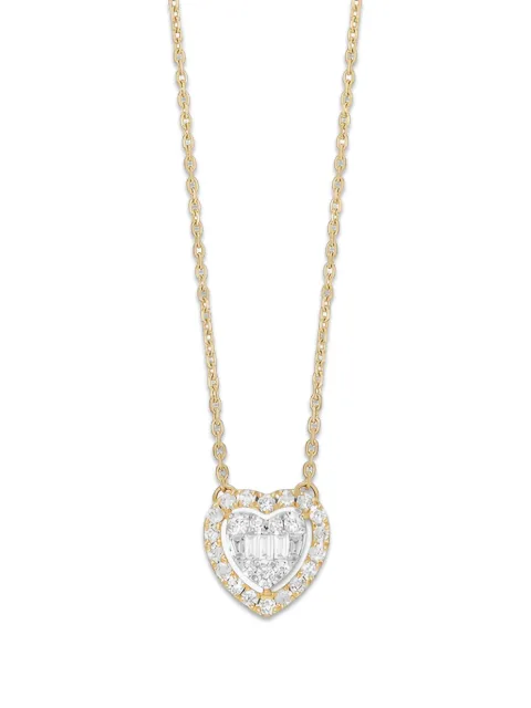 Almas Alaniqa Jewellery heart-shaped diamond necklace
