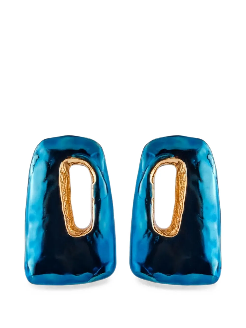 Marni Astral enamel earrings - Oro