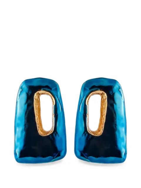 Marni Astral enamel earrings