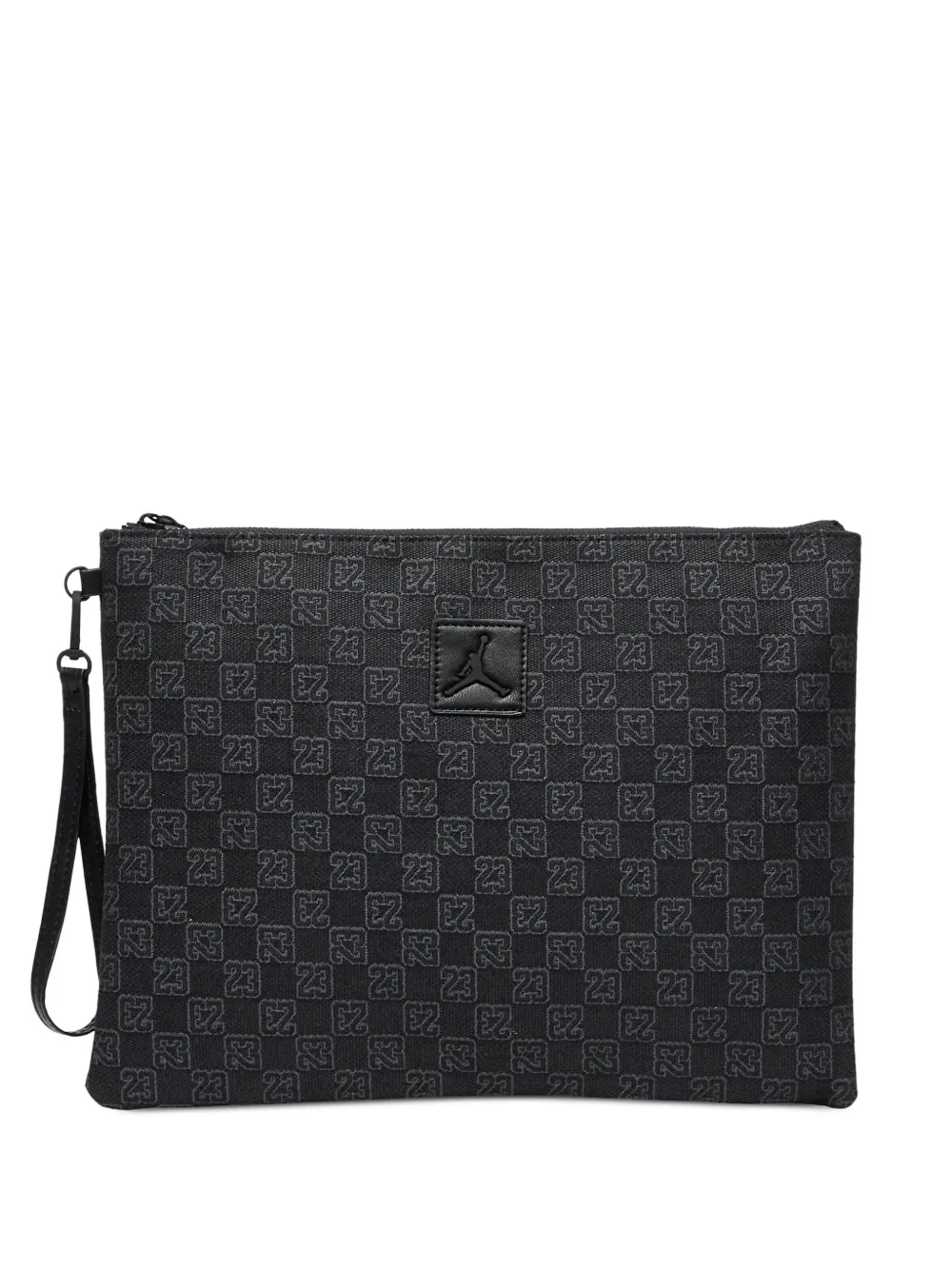 Jordan Pouch Jam con monogramma - Nero