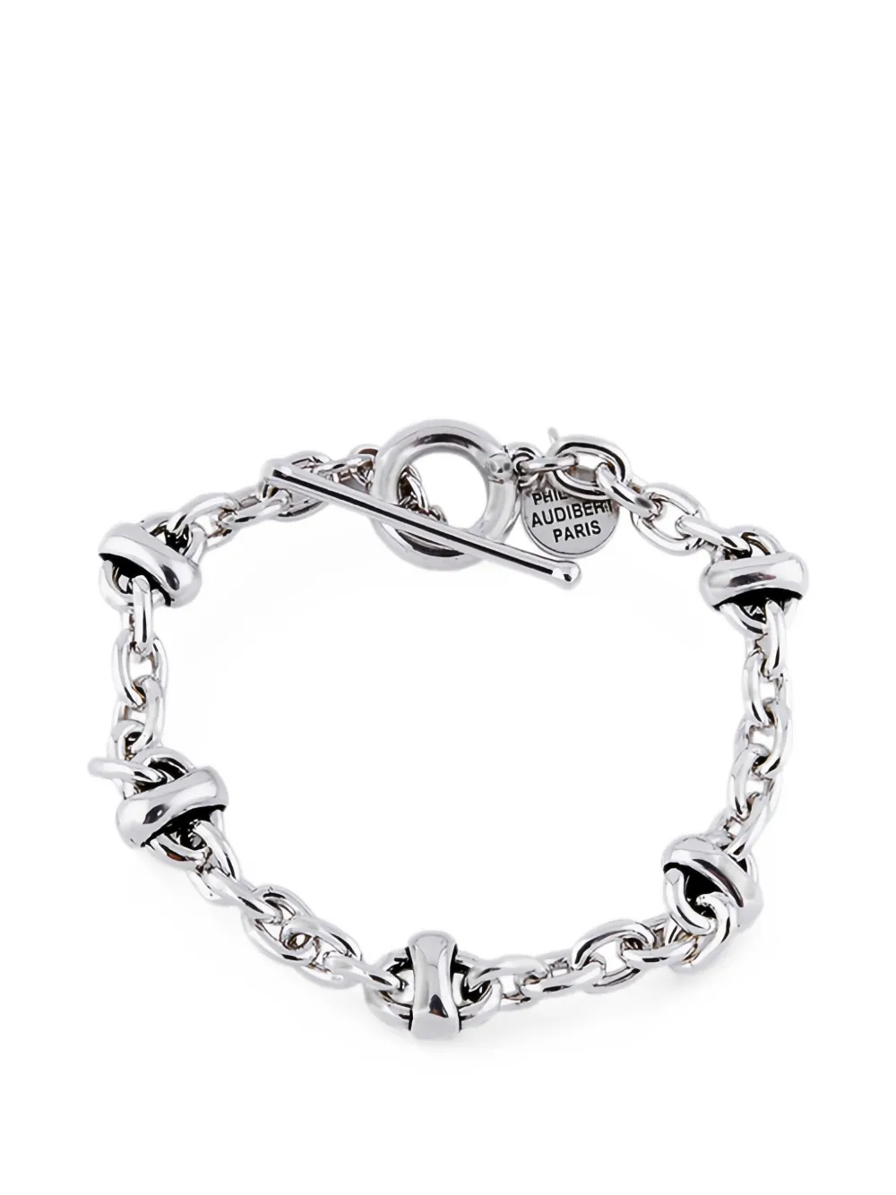 Philippe Audibert Matane link-chain bracelet - Silber