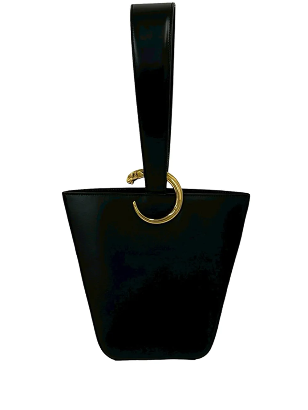 Cartier 1990-2000 Leather Panthere handbag - Schwarz