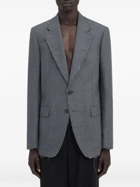 MM6 Maison Margiela trucker style wool blazer