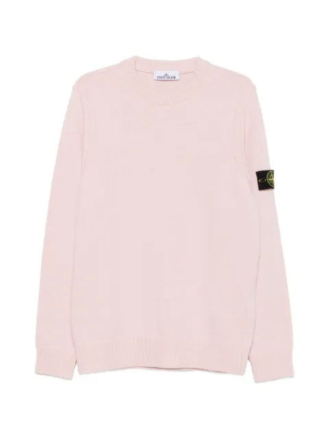 Stone Island logo-patch sweater