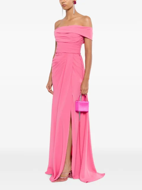 Zuhair Murad off-shoulder draped gown