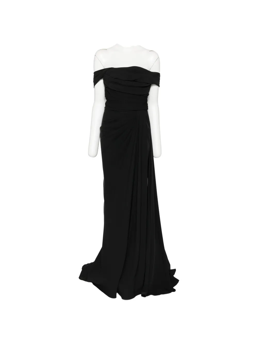 Zuhair Murad Schulterfreies Abendkleid - Schwarz