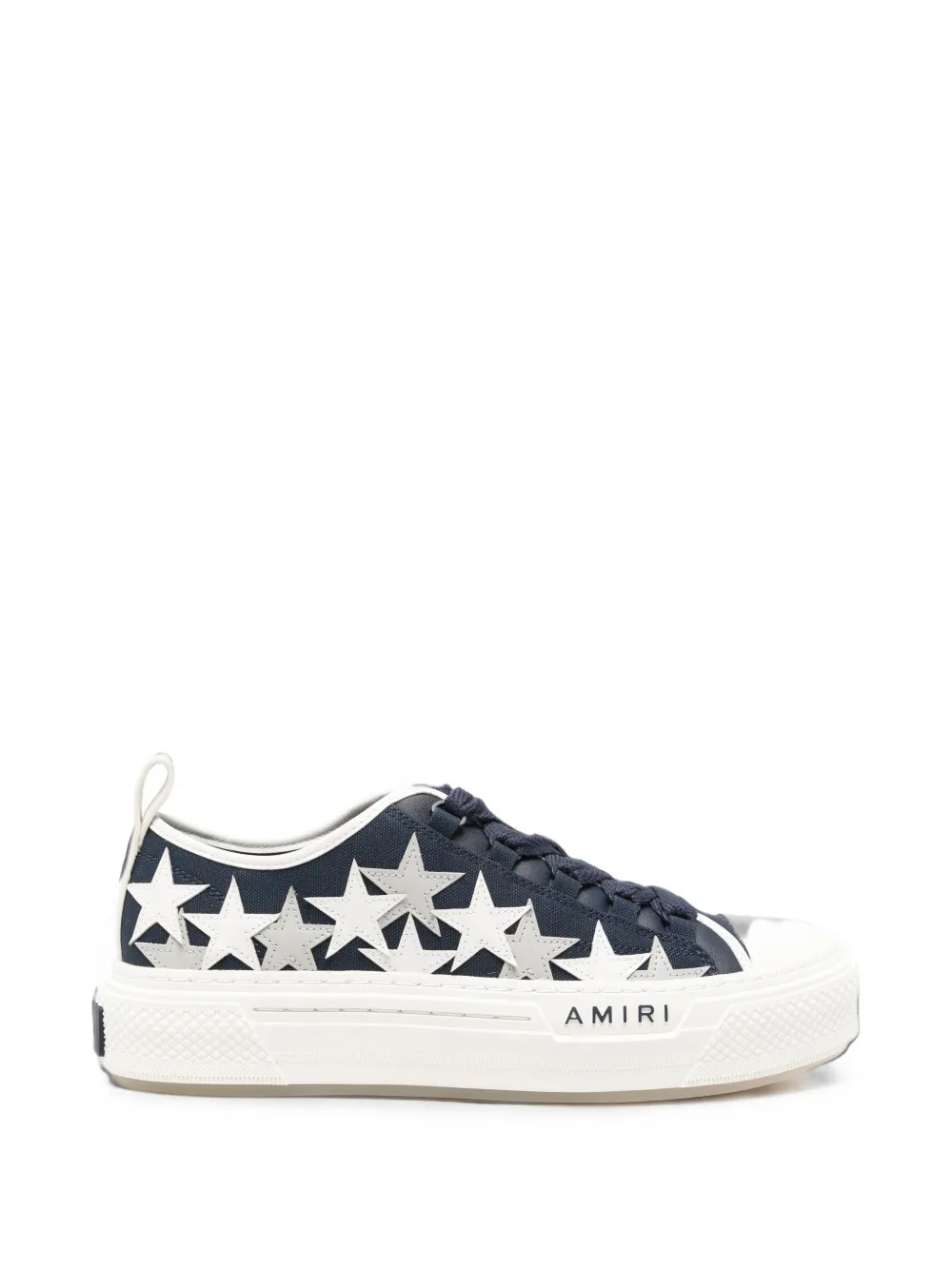 AMIRI star-patch platform sneakers - Blau